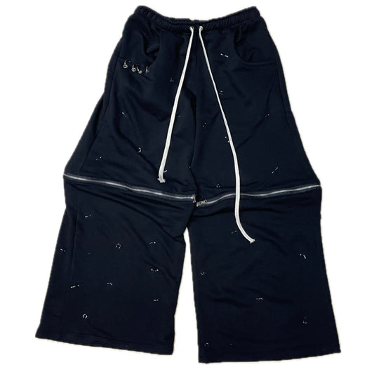 Black piercing pants