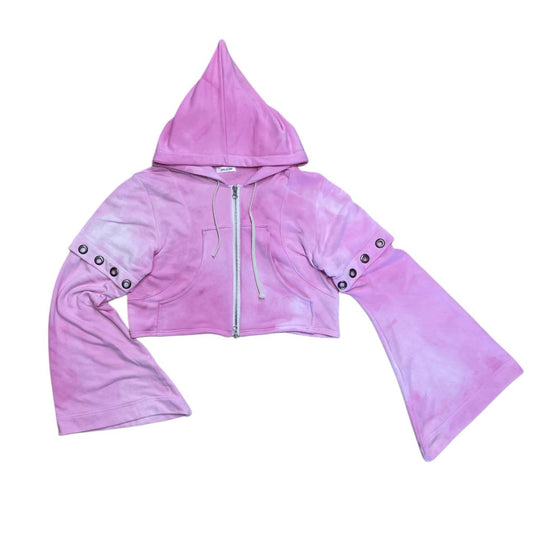 KKK pssy zipper hoodie